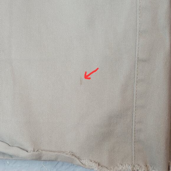 Democracy Ab Solution Womens Tan Khaki Shorts Size 14 Clasp Closure Casual - Picture 3 of 11